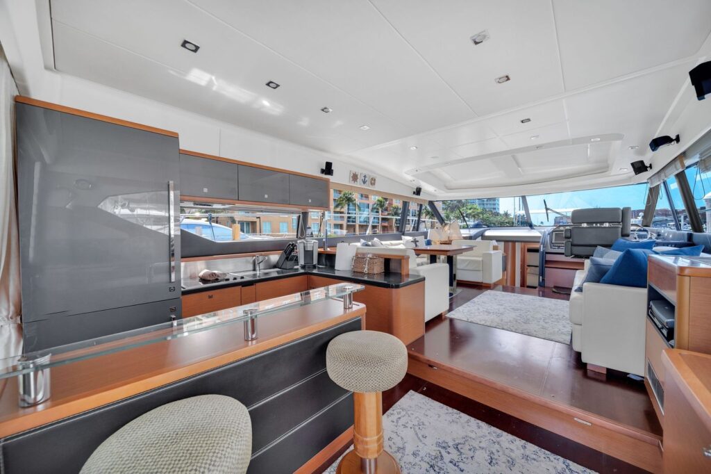 65' Prestige Miami Beach Luxury Yacht Charter 2
