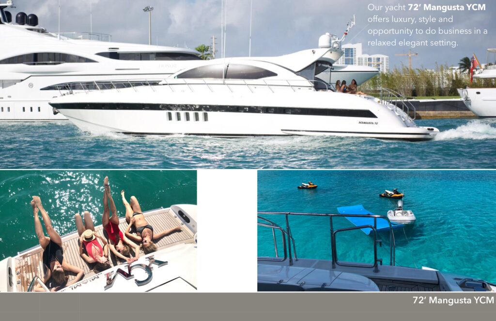72' Mangusta Miami Beach Luxury Yacht Charters